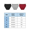 thumbnail image 3 of LAVA Womens Underwear Cotton Panties Lace Trim Soft Hipster Panty Stretch Seamless Full Briefs Red, S, 3 of 10