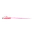 thumbnail image 2 of C2G 7ft (2.1m) Cat6a Snagless Unshielded (UTP) Slim Ethernet Network Patch Cable - Pink - Patch cable - RJ-45 (M) to RJ-45 (M) - 7 ft - 0.2 in - UTP - CAT 6a - molded, snagless - pink, 2 of 2