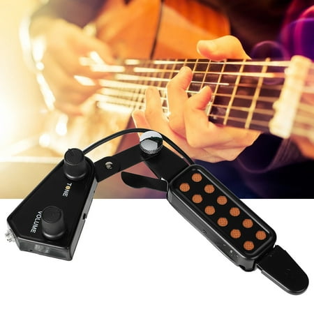 Fugacal 12-hole Transducer Microphone Acoustic Guitar Pickup Instruments Accessories , 12-hole Guitar