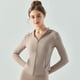thumbnail image 3 of Chaqueta deportiva para exteriores, sudadera con capucha y cremallera informal de corte entallado para mujer, ropa de yoga, chaqueta de manga larga para correr y hacer ejercicio para otoño e invierno, 3 of 3