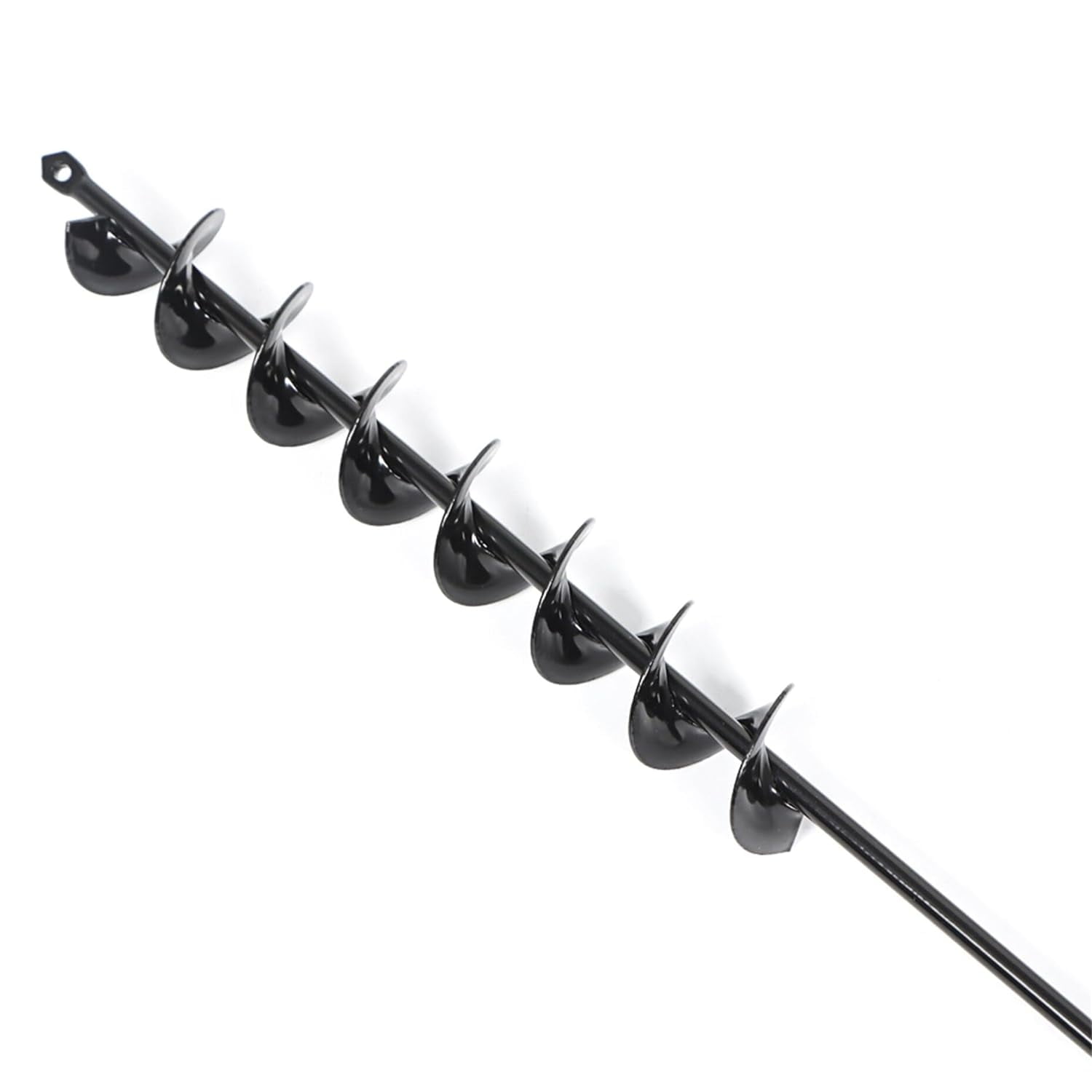 munirater Extended Length Auger Drill Bit Fit for Planting 2 x 32 Inch (Black, Long Blade) for 3/8 Inch Hex Drill