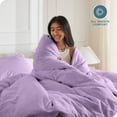 thumbnail image 5 of Bare Home Luxury Duvet Cover and Sham Set - Premium 1800 Collection - Ultra-Soft - King, Lavender, 3-Pieces, 5 of 8