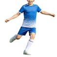 thumbnail image 1 of LUOGENLI Football Competition Training Team Football Children's Sports (Light Blue Size 11-12 Years), 1 of 9
