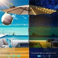 thumbnail image 5 of Teissuly Outdoor Tent Light Beach Sun Shading Solar Clip Umbrella Light 8-mode Clip And Ground Plug USB Charging, 5 of 9