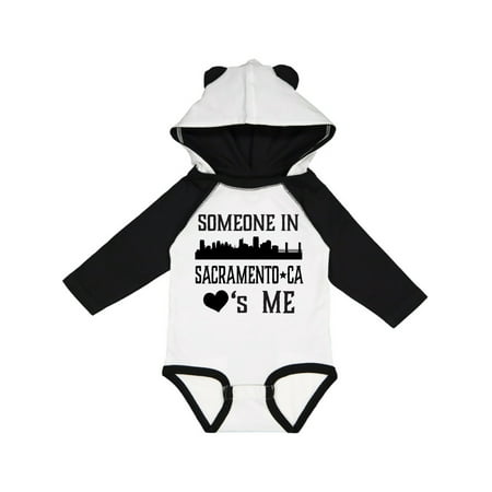 

Inktastic Sacramento California Someone Loves Me Skyline Gift Baby Boy or Baby Girl Long Sleeve Bodysuit