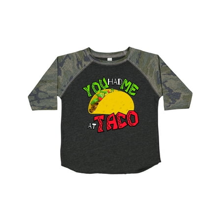 

Inktastic You Had Me at Taco Gift Toddler Boy or Toddler Girl T-Shirt