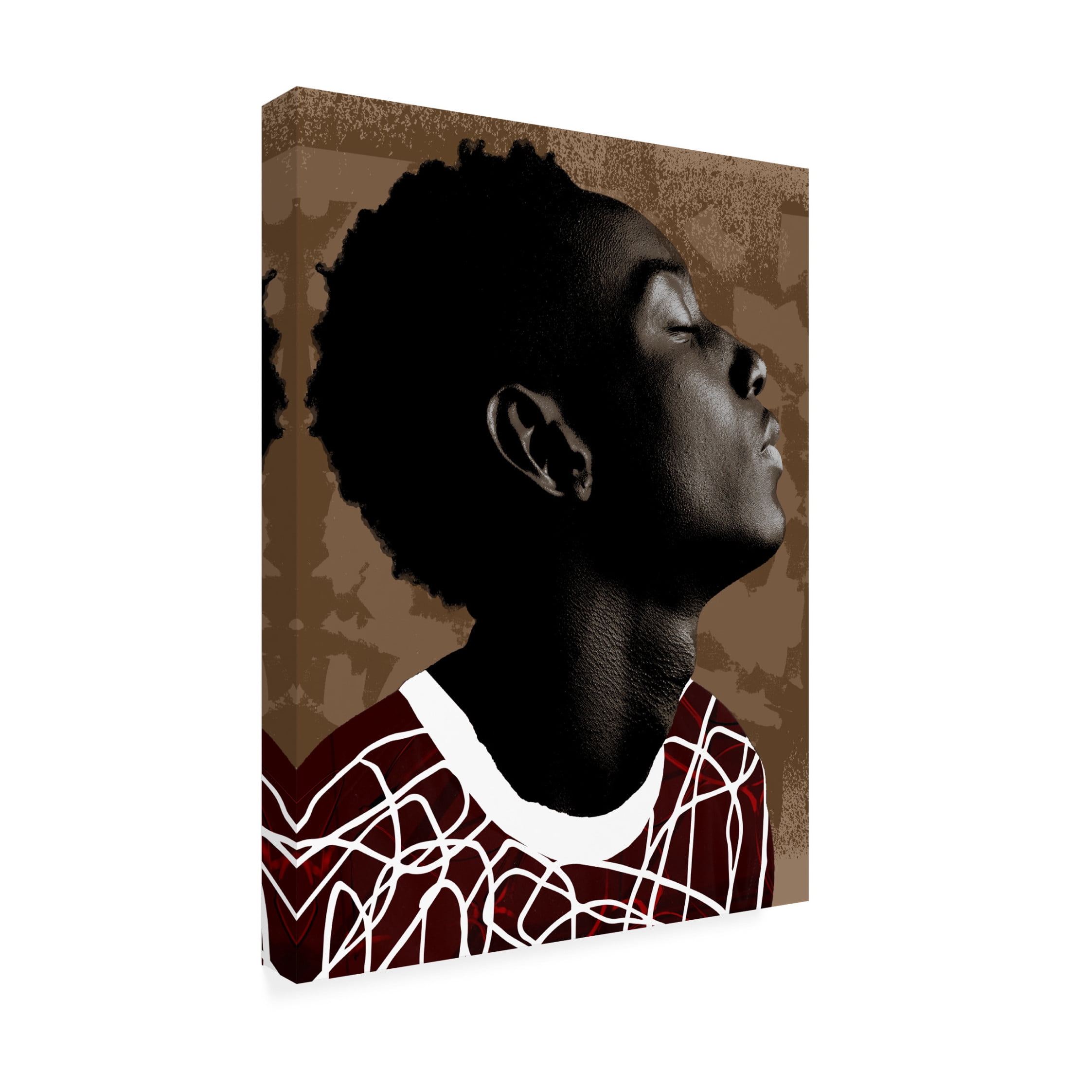 Canvas Wall Art - NUMA Art 'Curo 2' Wall Art for Living Room, Bedroom, or Office Décor by Trademark Fine Art - 35 x 47 Inches