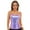 Colorful Purple, variant on CHICTRY Womens Sleeveless T-shirt Shiny Patent Leather Cami Tank Tops Casual Spaghetti Straps Vest Rose S