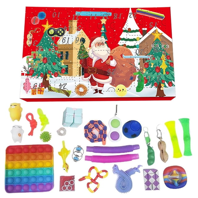 Calendario de Adviento Fidget Sensory Toy HUOGUO Push Bubble