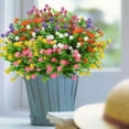 thumbnail image 3 of 24 Bundles Artificial Flowers for Outdoors, Artificial Plants UV Resistant Fake Flowers Greenery Shrubs Plants for Decoration Outdoor Plants Hanging Planter Home Garden Decor, 3 of 5
