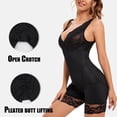 thumbnail image 4 of Shapewear Bodysuit for Women Tummy Control Tops V Neck Body Shaper Lace Thigh Waist Slimmer, 4 of 4