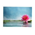 thumbnail image 1 of Tachiuwa Réservoir d'Aquarium Fond Adhésif Lotus Image L L, 1 of 9