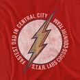 thumbnail image 2 of The Flash (2023) T-Shirt Father'S Day Fastest Dad In Central City Unisex Graphic Tee for Men & Women, 2 of 7