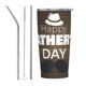 thumbnail image 1 of Taza de café de acero inoxidable con aislamiento de 20 oz y pajita, juego de tres piezas con pajita y taza térmica portátil, el mejor papá del mundo, feliz día del padre, 1 of 7