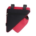 thumbnail image 3 of Bolsa para cuadro de bicicleta, bolsa para montar, bolsa de almacenamiento, impermeable, tela Oxford, tubo frontal para ciclismo Rojo con Bolsa Cola Bolsas para cuadro de bicicleta, 3 of 8