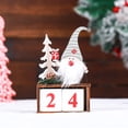 thumbnail image 2 of Yuarrent Feliz Navidad adorno de Papá Noel decoración de fiesta de año nuevo cuenta regresiva calendario accesorio decorativo hogar sala de estar Kits de decoración para fiestas Gris Yuarrent HA069791-02, 2 of 6