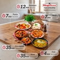 thumbnail image 7 of Magefesa Avant 8.5-Quart Aluminum Pressure Cooker with Canner Rack, Pressure Canner compatible with Gas. Electric and Glass Ceramic Stovetops, 7 of 7