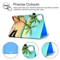 thumbnail image 5 of iPad Pro 11 Case (2020 Released, 2nd Generation), Allytech PU Leather Slim Fit Drop Protection Auto Sleep Wake Kickstand Folio Cards Holder Wallet Case Cover for Apple iPad Pro 11 2020,Beach, 5 of 6