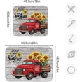 thumbnail image 3 of Sunflower Truck Spring Dish Drying Mats for Kitchen 16x18 inch Spring Summer Drying Pad Dish Mat Dish Drainer Mat For Kitchen Counter, 3 of 6