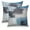 Blue Grey, variant on Blue and Grey Abstract Throw Pillow Covers 18x18 Set of 2,Modern Linen Pillow Cases for Bedroom Sofa Couch