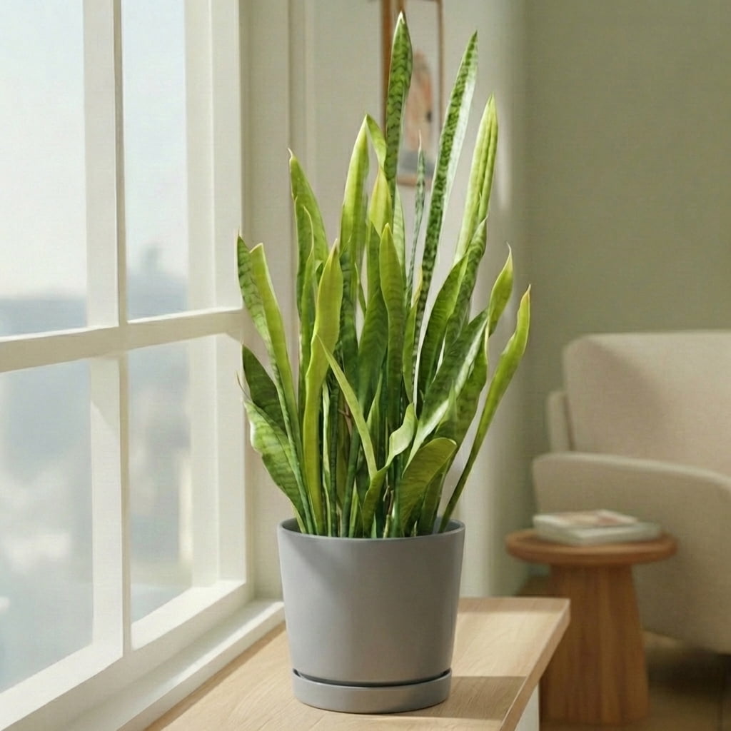 Root & Vessel Majestic Full Depth Cylinder Planter, Gray, 12"