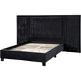 thumbnail image 1 of ACME Lit Très Grand Size Damassy en Velours Noir, 1 of 5