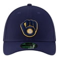 thumbnail image 2 of Men's New Era  Navy Milwaukee Brewers Player Replica 39THIRTY M-Crown Flex Hat, 2 of 5