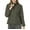 Green, variant on CILENON Chaquetas De Mujer Elegantes Women's Autumn and Winter Leisure Long Sleeve Standing Neck Short Solid Color Slim Fit Solid Color Breadwear Cotton Coat (Orange,XL)