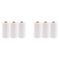 thumbnail image 1 of 6 Rouleaux de Papier Thermique Imprimable 57X30mm pour Imprimante P1 P2, 6 Rouleaux x Papier Thermique Imprimable, Blanc, 1 of 8