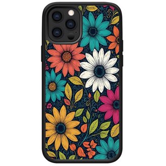 Compatible for iPhone 13 Pro Max Case Matte Clear Flower Cute Wavy