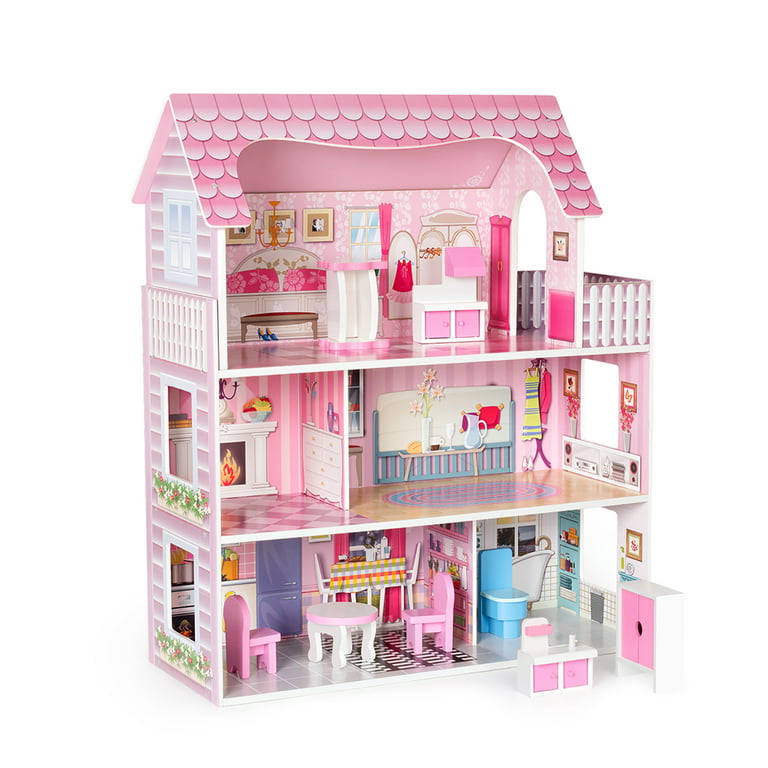 MDF Wooden Dreamy Dollhouse, Gift for Kids