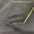 thumbnail image 3 of Tubo de hierro plateado para pulgar, complemento para ropa, lápiz de cuero, 100 unidades/caja, multifuncional, 3 of 4