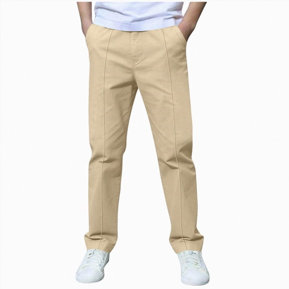 Gibobby Boys Pants Toddler Boys Joggers Pants 12 Months 2T 3T 4T 5T Kids Athletic Soft Sweatpants With Pocket Drawstring Toddler Jogger Pants(10-12 Years,Beige)