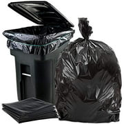 Plasticplace 95-96 Gallon Garbage Can Liners â”‚ 3 Mil â”‚ Black Heavy Duty Trash Bags â”‚ 61" x 68" (25 Count)
