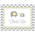 thumbnail image 3 of MyExpression.com 50 Cnt Grey Yellow Chevron Elephant Baby Thank You Cards, 3 of 3