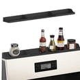 thumbnail image 4 of Kitchen Stove Top Shelf 3 Functional Partitions over Stove Spice Rack Organizer Black, 4 of 6