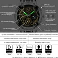 thumbnail image 5 of ZUNPAI Watches for Men Multifunction Chronograph Quartz Analog with Luminous Calendar Waterproof, Men's Dress Business Sport Wristwatch Stainless Steel Strap Watch, 5 of 10