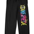 thumbnail image 2 of One Piece Live Action Colorful Logo Men's Black Sleep Pajama Pants-XL, 2 of 3