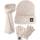 thumbnail image 1 of Juego de Gorro, Bufanda y Guantes de Pantalla Táctil, Bluelander, Unisex, Beige, 1 of 5