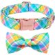 thumbnail image 1 of Collar de perro de estilo único con forma de patas de Pascua con lazo para perros, 1 of 6