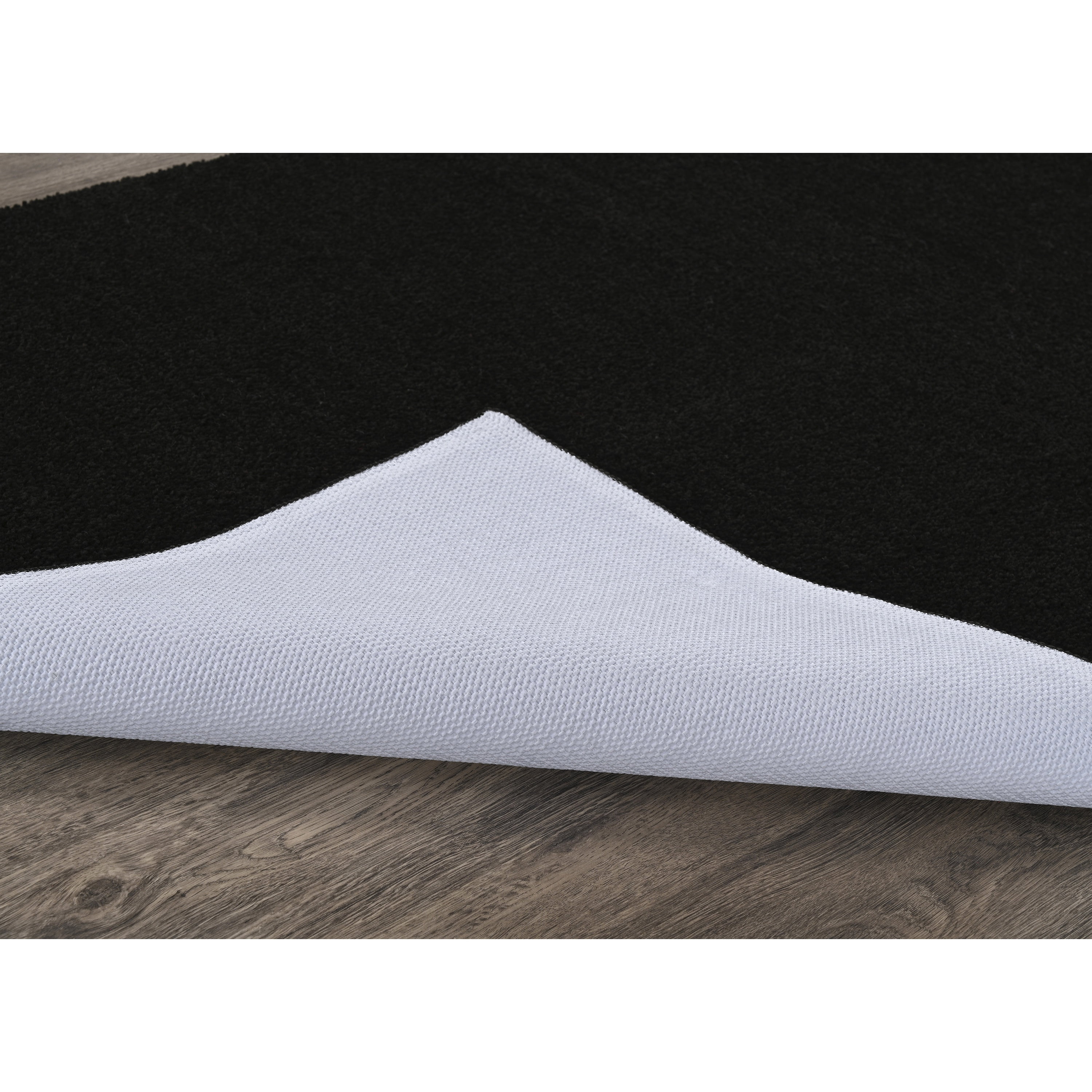 Garland Rug Palmer Plush Washable Black Indoor Area Rug, 3' x 5'