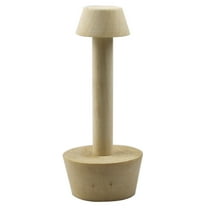 Yonrjhukm Tart Tamper Pastry Tamper Mini Pan Wood Wooden Shell Dough Muffin for Making Muffin, Pecan Pies, Cheesecakes and Desserts