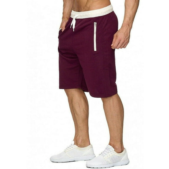 YouLoveIt Men Sweat Shorts Lounge Gym Workout Casual Shorts Workout Sweatpants Elastic Joggings Shorts Workout Shorts with Pockets