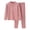 Pink B, variant on WRKEKC Kids Winter Outfits for Girls Boys 2-12 Years Solid Color Mock Neck Fleece Lined Long Sleeve Top and Pants Two Piece Warm Fall Set