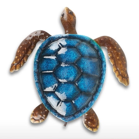 Blue Turtle Wall Decor Coast Ocean Sea Wall Art Iron Animal Wall Decor Home Bedroom Decoration Walmart Canada