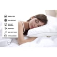 thumbnail image 4 of 500 Thread Count 3 Piece ( 1-Fitted Sheet + 2 - Pillow Cases ) Fitted Sheet 12 Inch Deep Pocket 100% Egyptian Cotton Stripe Pattern, 4 of 4