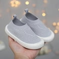 thumbnail image 6 of MYShe Girls Sneakers Toddler Tennis Shoes Girls Sneakers Walking Running Athletic Summer Shoes,Grey,Size 10, 6 of 6