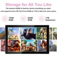 thumbnail image 3 of Android 14 Tablet, 10 inch 8GB RAM+64GB ROM+1TB Expend Tableta, 1.8Ghz Quad-core Processor, 2 in 1 Tablets with Keyboard/ Case/ Mouse/ Stylus, 8MP Camera, 1280x800 IPS HD Touch Screen, 5G WiFi 6 Tab, 3 of 8