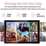 Android 14 Tablet, 10 inch 8GB RAM+64GB ROM+1TB Expend Tableta, 1.8Ghz Quad-core Processor, 2 in 1 Tablets with Keyboard/ Case/ Mouse/ Stylus, 8MP Camera, 1280x800 IPS HD Touch Screen, 5G WiFi 6 Tab