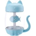 thumbnail image 1 of 350ML Cute Cat Cool Mist Humidificador LED Night Light Difusor Purificador Atomizador Puede alimentar ventiladores y Nightlights Blue brillar Electrónica, 1 of 5